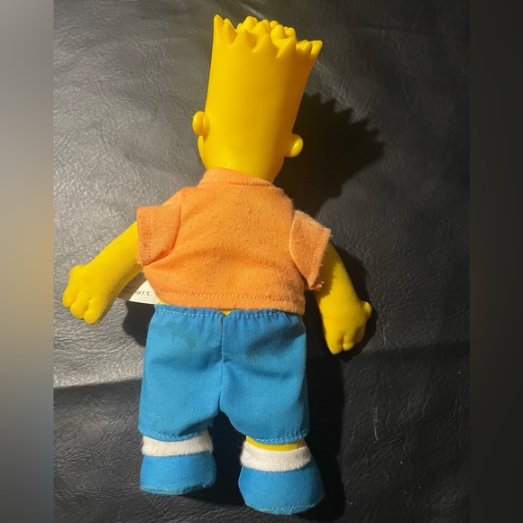 1990 Vintage Bart Simpson Plush Doll 20th Century Fox ~ Matt Groening Simpsons - Picture 3 of 4